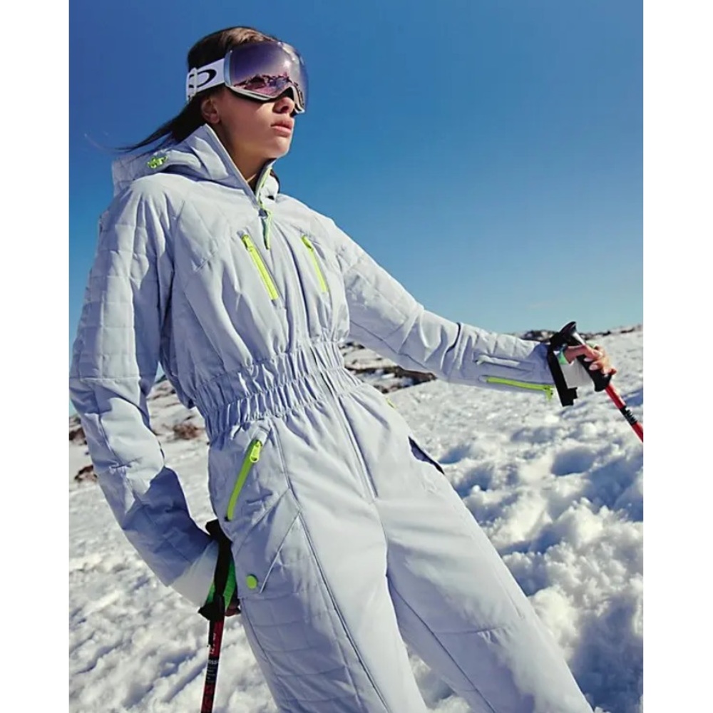 NWT Free People All Prepped Ski Suit Steel